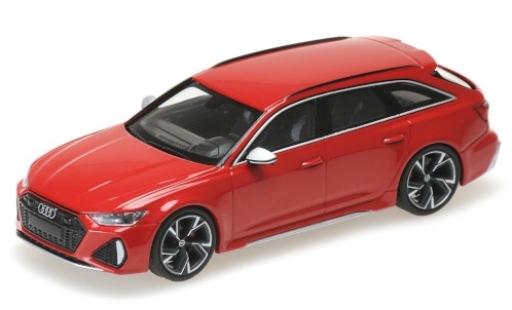 MODELLINO AUTO STATICO DIECAST AUDI RS6 AVANT GRIGIO MODELLISMO SCALA 1/43